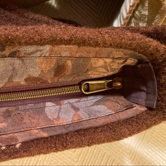 Felted Hand-Knit Shoulder Bag - Picture 2 of 5